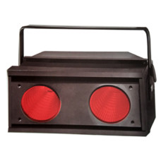Led Audience Blinder COB 2X150WRGBW 4IN1 25 Degree IP44 Black Shell
